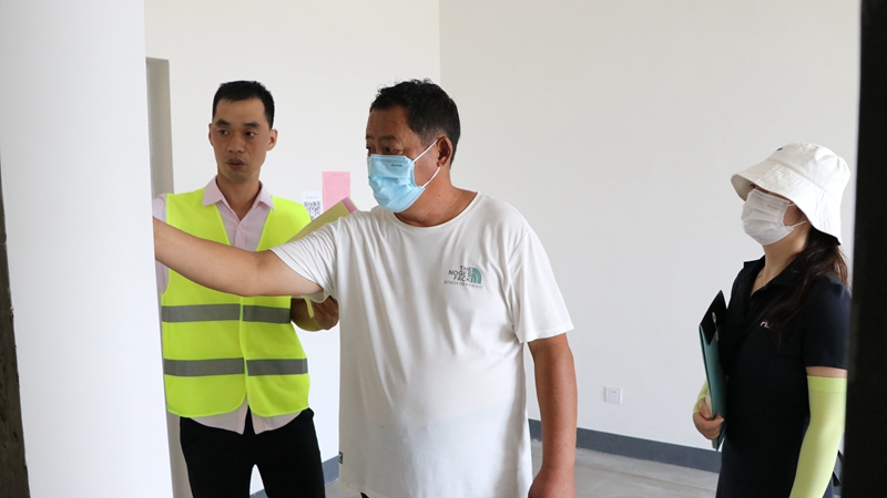 濟寧華都國濱府&middot;禮悅一期開展業(yè)主驗房工作